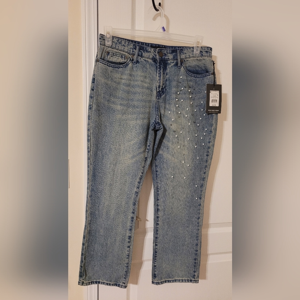 Who What Wear Women's Jeans, Size 8, Pearl Embellished